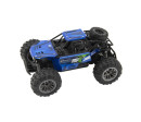 Auto RC buggy terénní modré 22cm plast 2,4GHz na baterie + dobíjecí pack v krabici 32x16x18cm