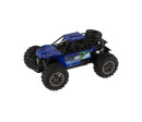 Auto RC buggy terénní modré 22cm plast 2,4GHz na baterie + dobíjecí pack v krabici 32x16x18cm