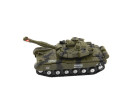 Tank plast 20cm na setrvačník na baterie se světlem se zvukem v krabici 24x16x11cm