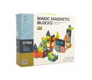 Magnetická stavebnice plast 66ks v krabici 31x25x8cm
