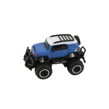 Auto RC mini SUV plast 14cm 27MHz na dálk. ovl. na bat. se světl. 2 barvy v krab. 16x12x10