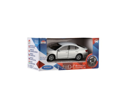 Auto Welly Škoda Octavia kov/plast 11cm 1:34 na volný chod ass v krabičce 15x7x7cm