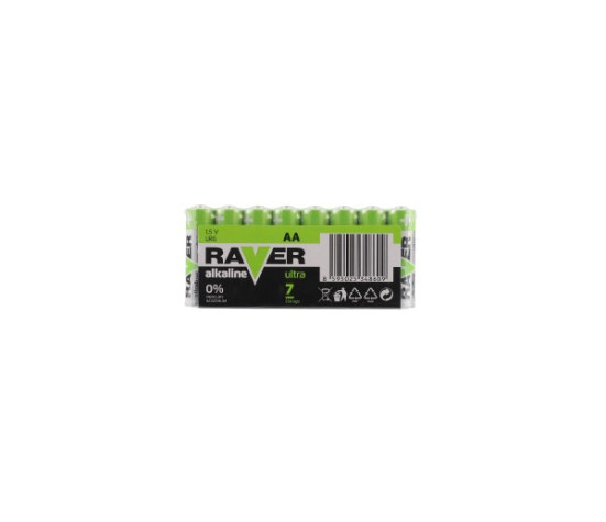 Baterie RAVER LR6/AA 1,5 V alkaline ultra 8ks ve fólii