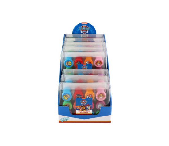 Razítka samobarvící 12ks plast Paw Patrol/Tlapková patrola v blistru 12x9cm 10ks v boxu