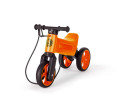 Odrážedlo FUNNY WHEELS Rider SuperSport oranž. 2v1+popruh, výš. sedla 28/30cm nos. 25kg 18m+ v sáčku