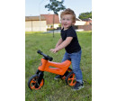 Odrážedlo FUNNY WHEELS Rider SuperSport oranž. 2v1+popruh, výš. sedla 28/30cm nos. 25kg 18m+ v sáčku