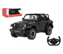 Auto RC Jeep Wrangler Rubicon RASTAR černý plast 29cm 2,4GHz na dálk. ovl. na bat. v krab. 44x19cm