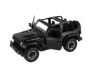 Auto RC Jeep Wrangler Rubicon RASTAR černý plast 29cm 2,4GHz na dálk. ovl. na bat. v krab. 44x19cm