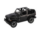 Auto RC Jeep Wrangler Rubicon RASTAR černý plast 29cm 2,4GHz na dálk. ovl. na bat. v krab. 44x19cm