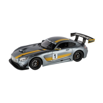 Auto RC Mercedes AMG GT3 RASTAR plast 35cm 2,4GHz na dálk. ovládání na baterie v krabici 44x18x23cm