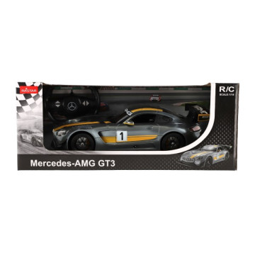 Auto RC Mercedes AMG GT3 RASTAR plast 35cm 2,4GHz na dálk. ovládání na baterie v krabici 44x18x23cm