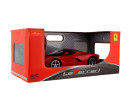 Auto RC Ferrari RASTAR červené plast 32cm 2,4GHz na dálk. ovládání na baterie v krabici 43x19x23cm