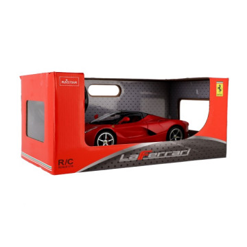 Auto RC Ferrari RASTAR červené plast 32cm 2,4GHz na dálk. ovládání na baterie v krabici 43x19x23cm