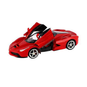 Auto RC Ferrari RASTAR červené plast 32cm 2,4GHz na dálk. ovládání na baterie v krabici 43x19x23cm