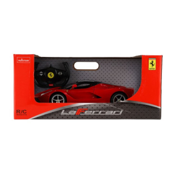 Auto RC Ferrari RASTAR červené plast 32cm 2,4GHz na dálk. ovládání na baterie v krabici 43x19x23cm