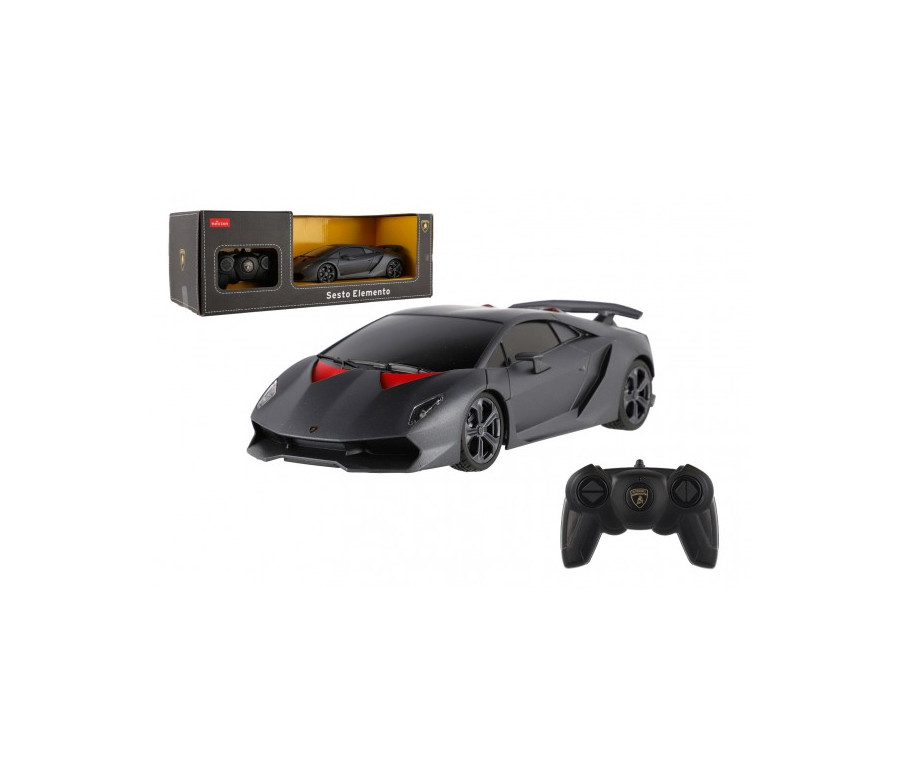 Auto RC Lamborghini Sesto Elemento RASTAR plast 23cm 2,4GHz na dálk. ovládání na bat. v krab.43x15cm