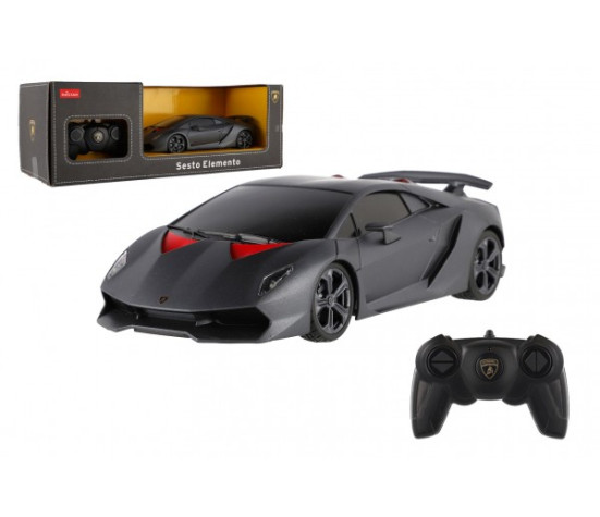 Auto RC Lamborghini Sesto Elemento RASTAR plast 23cm 2,4GHz na dálk. ovládání na bat. v krab.43x15cm