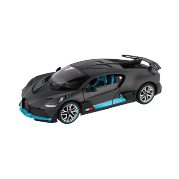 Auto RC Buggatti Divo RASTAR šedé plast 32cm 2,4GHz na dálk. ovládání na baterie v krabici 43x18cm