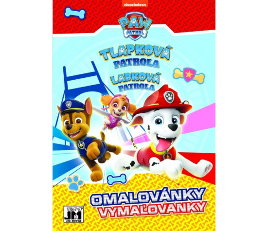 Omalovánky Paw Patrol/Tlapková patrola A5 15x21cm