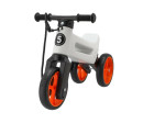 Odrážedlo FUNNY WHEELS Rider SuperSport bílé/oranž 2v1+popruh,výš.sedla28/30cm nos.25kg 18m+v krab.