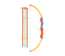 Luk 52cm +3 šípy s přísavkami plast v krabici 21x54x4cm