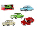 Auto Welly Trabant 601 Klasic kov/plast 11cm 1:34-39 na volný chod 4 barvy v krabičce 15x7x7cm