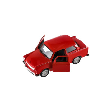 Auto Welly Trabant 601 Klasic kov/plast 11cm 1:34-39 na volný chod 4 barvy v krabičce 15x7x7cm