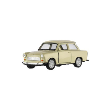 Auto Welly Trabant 601 Klasic kov/plast 11cm 1:34-39 na volný chod 4 barvy v krabičce 15x7x7cm