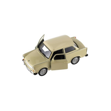 Auto Welly Trabant 601 Klasic kov/plast 11cm 1:34-39 na volný chod 4 barvy v krabičce 15x7x7cm