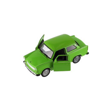 Auto Welly Trabant 601 Klasic kov/plast 11cm 1:34-39 na volný chod 4 barvy v krabičce 15x7x7cm