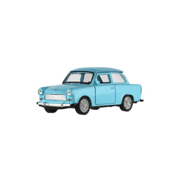 Auto Welly Trabant 601 Klasic kov/plast 11cm 1:34-39 na volný chod 4 barvy v krabičce 15x7x7cm