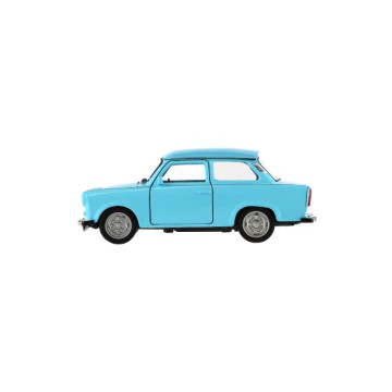 Auto Welly Trabant 601 Klasic kov/plast 11cm 1:34-39 na volný chod 4 barvy v krabičce 15x7x7cm