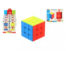 Kostka hlavolam 3x3x3 plast 5,5x5,5x5,5cm v krabičce 12ks v boxu