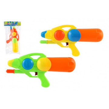 Vodní pistole plast 33cm 3 barvy v sáčku