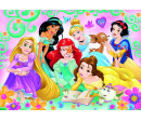 Puzzle Šťastný svět princezen/Disney Princess 200 dílků 48x34cm v krabici 33x23x4cm