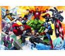 Puzzle Síla Avengers/Disney Marvel The Avengers 100 dílků 41x27,5cm v krabici 29x19x4cm