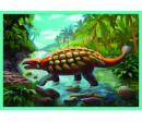 Puzzle 10v1 Seznamte se se všemi dinosaury v krabici 40x27x6cm