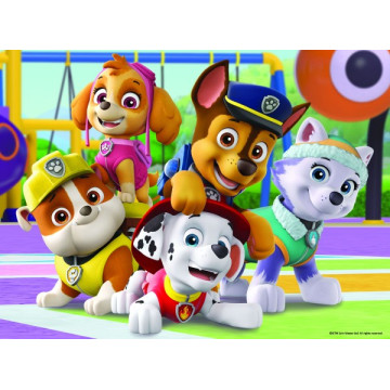 Puzzle Tlapková patrola vždy včas/Paw Patrol 27x20cm 30 dílků v krabičce 21x14x4cm