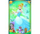 Minipuzzle Krásné princezny/Disney Princess 54dílků 4 druhy v krabičce 6x9x4cm 40ks v boxu