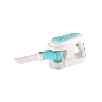 Vysavač plast 18cm na baterie se zvukem v krabici 54x23x9cm
