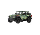 Auto Kinsmart Jeep Wrangler Camo Edition kov/plast 13cm 3 barvy na zpětné natažení 12ks v boxu