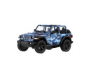 Auto Kinsmart Jeep Wrangler Camo Edition kov/plast 13cm 3 barvy na zpětné natažení 12ks v boxu