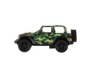 Auto Kinsmart Jeep Wrangler Camo Edition kov/plast 13cm 3 barvy na zpětné natažení 12ks v boxu