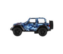 Auto Kinsmart Jeep Wrangler Camo Edition kov/plast 13cm 3 barvy na zpětné natažení 12ks v boxu