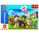 Puzzle Paw Patrol/Tlapková patrola v trávě 33x22cm 60 dílků v krabici 21x14x4cm