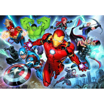 Puzzle Disney Avengers 200 dílků 48x34cm v krabici 33x23x4cm