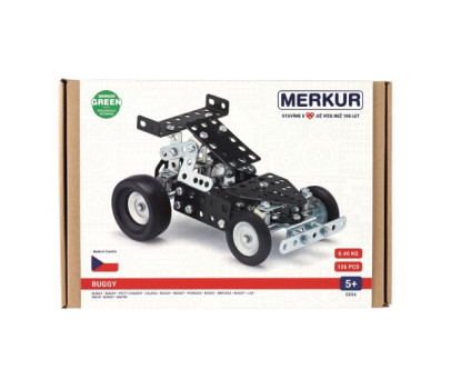 Stavebnice MERKUR 055 Buggy 126ks v krabici 26x18x5,5cm