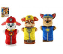 Maňásci 4ks látka Tlapkova Patrola/Paw Patrol v krabici 26x30x6cm