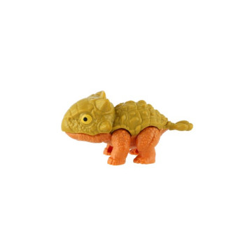 Dinosaurus kousací ve vajíčku plast 10cm 4 barvy 12ks v boxu