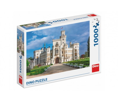 Puzzle Zámek Hluboká 66x47cm 1000 dílků v krabici 32x23x7cm